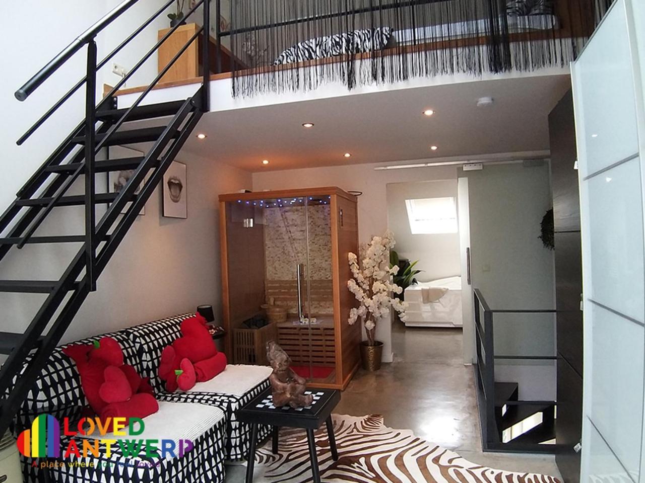 Appartement Wellness Loft With Sauna, Jacuzzi, Roof Terrace & Amazing View à Anvers Extérieur photo